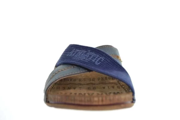Fischer Fischer Blauwe Heren Slippers Slides