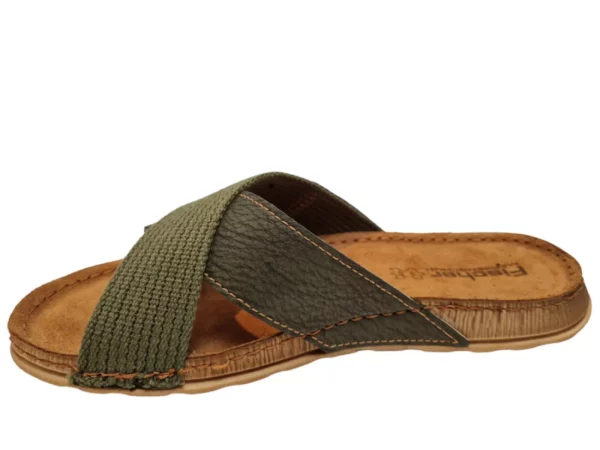 Fischer Fischer 526742 417 Heren Slippers Instapslippers Groen