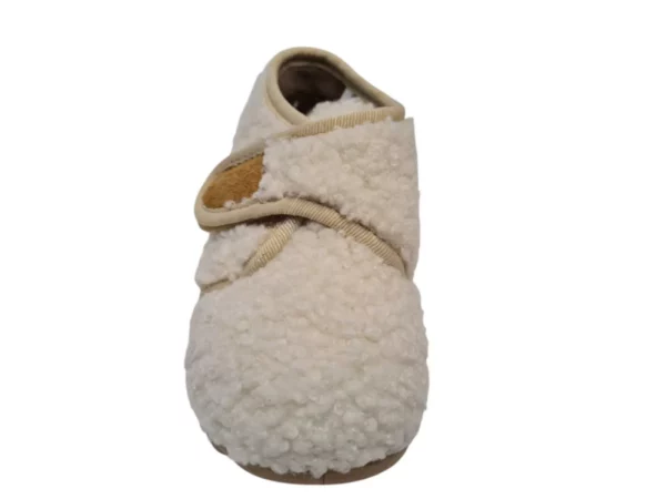 Fischer Fischer Witte Gesloten Kinder PAntoffels
