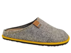 Fischer Fischer Heren Pantoffels Open Hiel Grijs