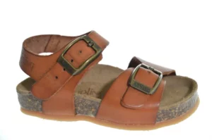 Kipling Kipling Easy 4 Cognac 0716 Jongens Sandalen Voorgevormd Voetbed Gespsluiting Cognac