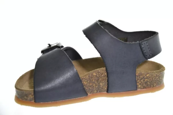 Kipling Kipling Easy 4 DK Grey 0850 Jongens Sandalen Voorgevormd Voetbed Gespsluiting Donker Grijs