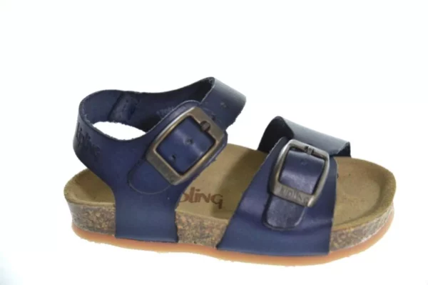 Kipling Kipling Easy 4 Navy 0525 Jongens Sandalen met Gespsluiting Blauw