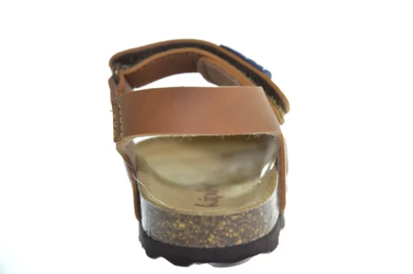 Kipling Kipling Guy Cognac 0716 Jongens Sandalen Voorgevormd Voetbed Klittenbandsluiting Cognac