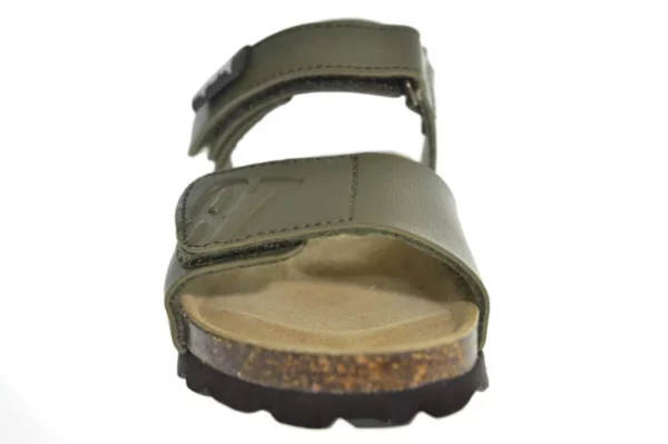 Kipling Kipling Guy Khaki 0420 Jongens Sandalen met Voorgevormd Voetbed Klittenbandsluiting Khaki Groen