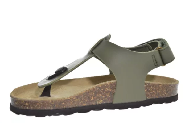 Kipling Kipling Juan 3 Khaki 0420 Jongens Sandalen Teensandalen Voorgevormd Voetbed Khaki