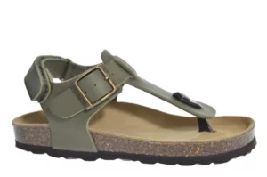 Kipling Kipling Juan 3 Khaki 0420 Jongens Sandalen Teensandalen Voorgevormd Voetbed Khaki