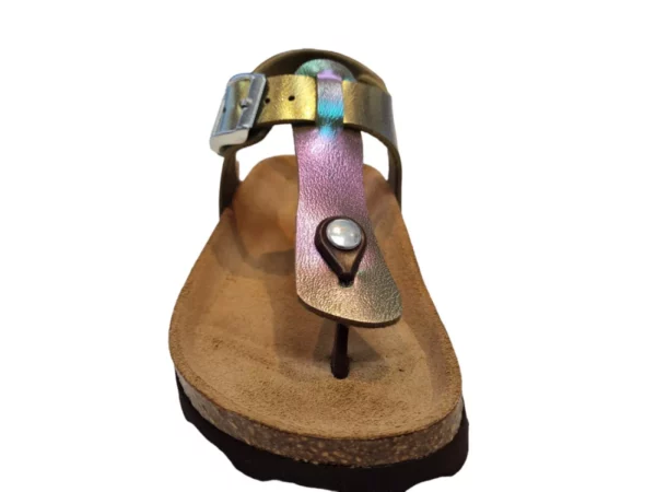 Kipling Kipling Maria Rainbow 1 mix 0999 Meisjes Sandalen Teensandalen Voorgevormd Voetbed Gespsluiting Multicolor