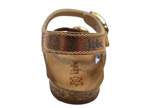 Kipling Kipling Marjorie 1 Champagne 0755 Meisjes Sandalen Voorgevormd Voetbed Gespsluiting Champagne Glitter