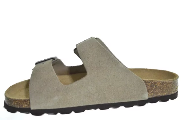 Kipling Kipling Medina 4 Taupe 0713 Meisjes Slippers Voorgevormd Voetbed Dubbele Gespesluiting Creme