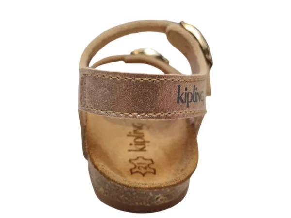 Kipling Kipling Milar 1 Champagne 0755 Meisjes Sandalen Voorgevormd Voetbed Gespsluiting Goud
