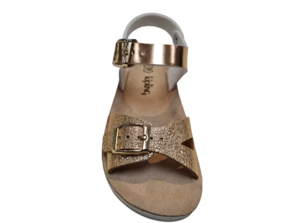 Kipling Kipling Nicea 2 champagne 0755 Meisjes Sandalen Voorgevormd Voetbed Gespsluiting Champagne