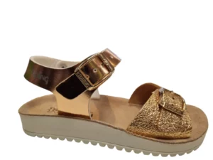 Kipling Kipling Nicea 2 champagne 0755 Meisjes Sandalen Voorgevormd Voetbed Gespsluiting Champagne