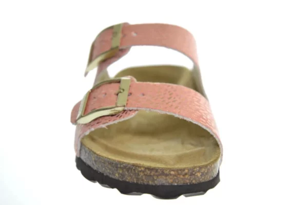 Kipling Kipling Pepita 4 Champagne 0755 Meisjes Slippers Voorgevormd Voetbed Dubbele Gespesluiting Roze Champagne