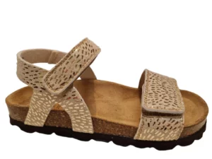 Kipling Kipling Pepita 7 gold 0399 Meisjes Sandalen Voorgevormd Voetbed Klittenbandsluiting Goud Glitter