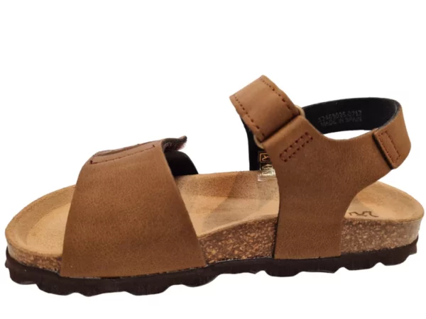 Kipling Kipling Sunset 2 dark brown 0717 Jongens Sandalen Voorgevormd Voetbed Klittenbandsluiting Bruin
