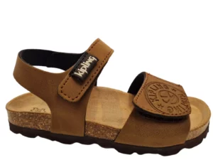 Kipling Kipling Sunset 2 dark brown 0717 Jongens Sandalen Voorgevormd Voetbed Klittenbandsluiting Bruin