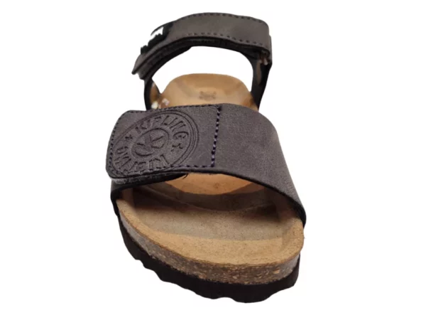 Kipling Kipling Sunset 2 dark grey 0850 Jongens Sandalen Voorgevormd Voetbed Klittenbandsluiting Donker Grijs