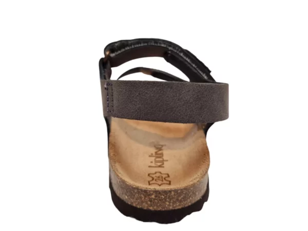 Kipling Kipling Sunset 2 dark grey 0850 Jongens Sandalen Voorgevormd Voetbed Klittenbandsluiting Donker Grijs