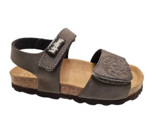Kipling Kipling Sunset 2 dark grey 0850 Jongens Sandalen Voorgevormd Voetbed Klittenbandsluiting Donker Grijs