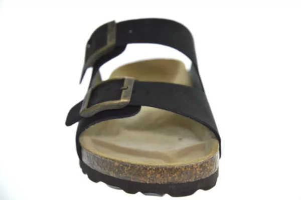 Kipling Kipling Sunset 5 Black 0900 Jongens Slippers Voorgevormd Voetbed Dubbele Gespsluiting Zwart