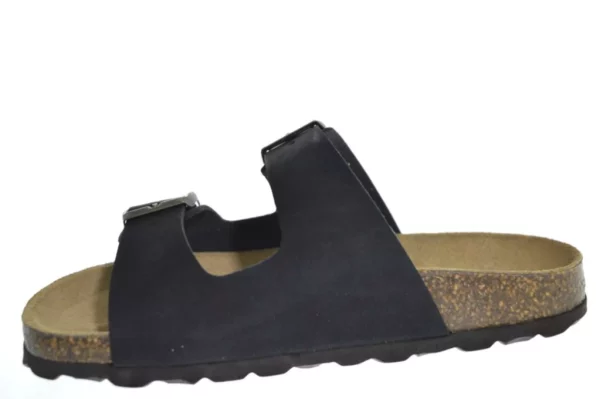 Kipling Kipling Sunset 5 Black 0900 Jongens Slippers Voorgevormd Voetbed Dubbele Gespsluiting Zwart