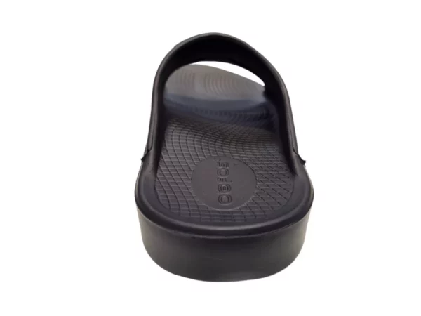 OOFOS OOFOS OOahh Black Dames en Heren Slide Slippers Hielspoor Verlichting Sportslipper Extra Demping Zwart