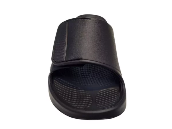 OOFOS OOFOS OOAHH Sport Flex Black Unisex Slippers Slides Hielspoor Peesplaat