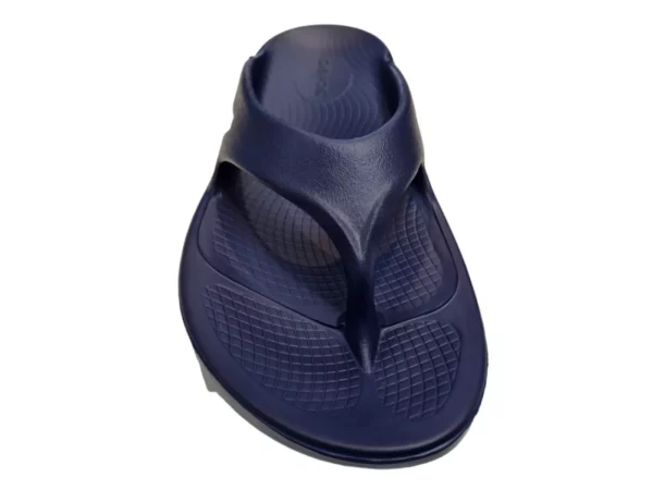 OOFOS OOFOS OOriginal Navy Dames en Heren Teenslippers Hielspoor Verlichting Sportslipper Extra Demping Blauw