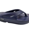 OOFOS OOFOS OOriginal Navy Dames en Heren Teenslippers Hielspoor Verlichting Sportslipper Extra Demping Blauw