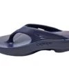 OOFOS OOFOS OOriginal Navy Dames en Heren Teenslippers Hielspoor Verlichting Sportslipper Extra Demping Blauw
