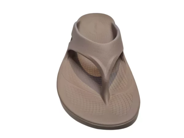 OOFOS OOFOS OOriginal Nomad Dames en Heren Teenslippers Hielspoor Verlichting Sportslipper Extra Demping Beige