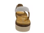 Remonte Remonte D2073-80 Dames Sandalen Uitneembaar Voetbed Zilveren Ringen Wit