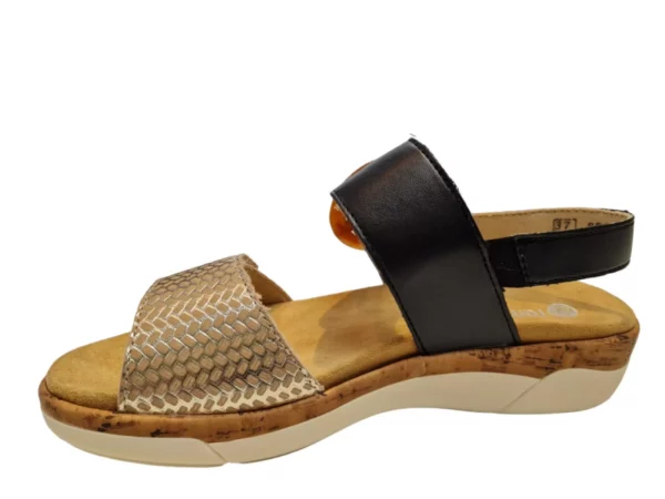 Remonte Remonte R6853-02 Dames Sandalen Uitneembaar Voetbed Klittenbandsluitingen