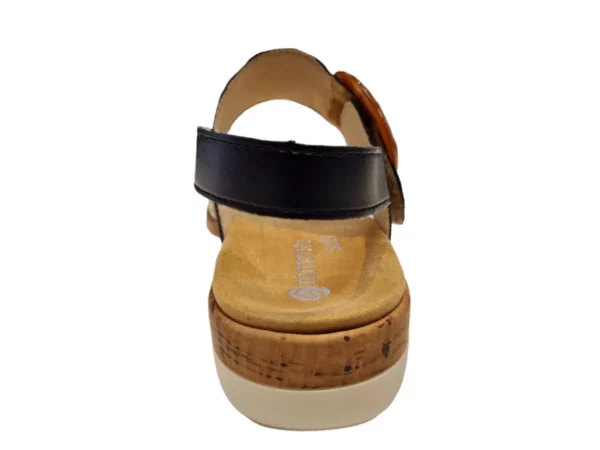 Remonte Remonte R6853-02 Dames Sandalen Uitneembaar Voetbed Klittenbandsluitingen