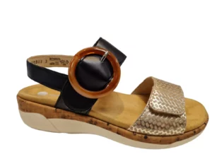 Remonte Remonte R6853-02 Dames Sandalen Uitneembaar Voetbed Klittenbandsluitingen