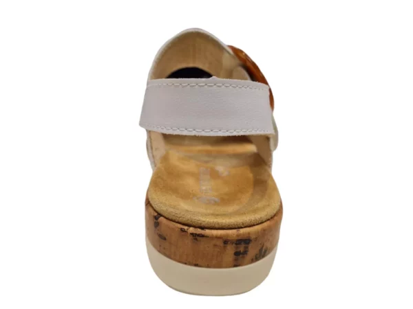 Remonte Remonte R6853-80 Dames Sandalen Uitneembaar Voetbed Klittenbandsluitingen Wit