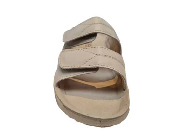 Rohde Rohde 1940 02 Leren Dames Slippers Slides Voorgevormd Voetbed Wit
