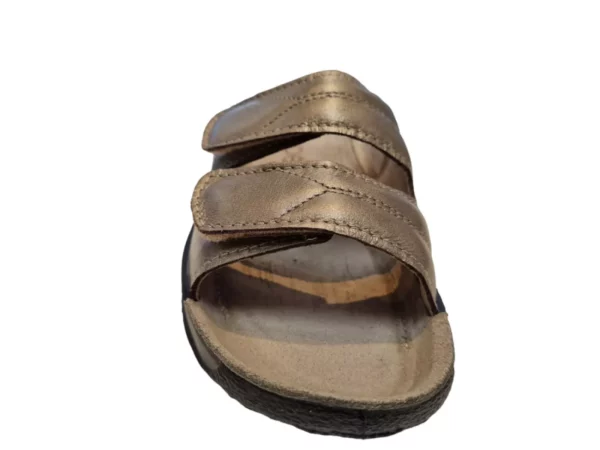 Rohde Rohde Gouden Dames Slippers Klittenband