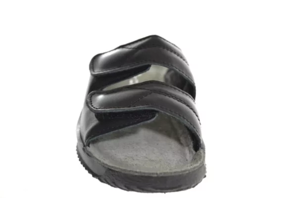 Rohde Rohde - 1940 90 Leren Dames Slippers Slides Voorgevormd Voetbed Zwart