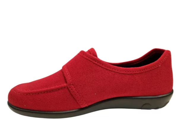 Rohde Rohde Rode Gesloten Dames Pantoffel Klittenbandsluiting