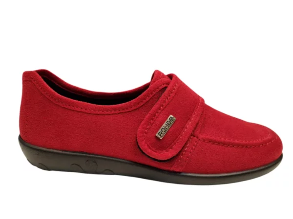 Rohde Rohde Rode Gesloten Dames Pantoffel Klittenbandsluiting