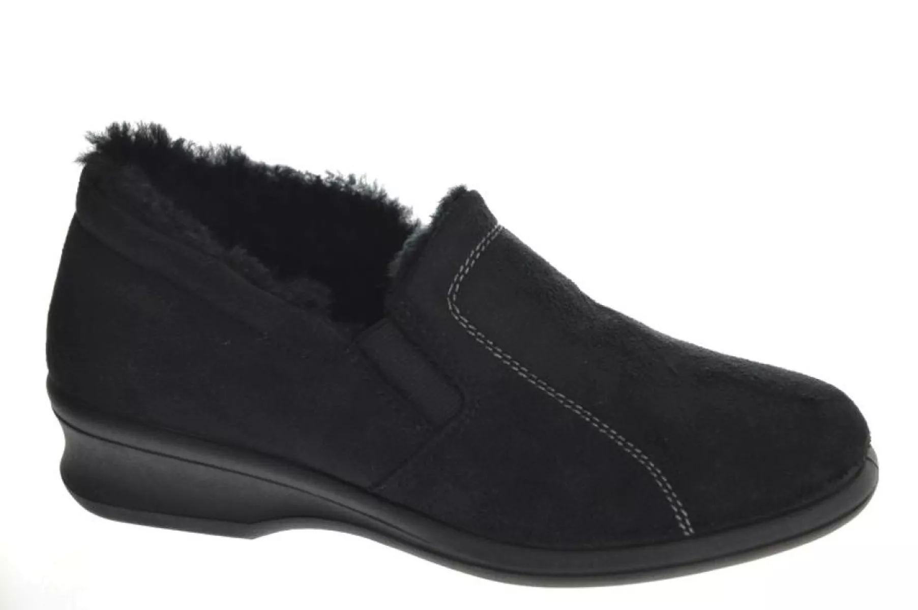 Rohde Pantofole Donna Neustadt-50 2456 – Velluto Stampato, Zeppa 50mm, Comfort Estremo