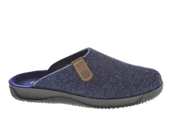 Rohde Rohde Blauwe Heren Pantoffels Open Hiel