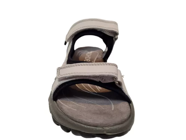 Rohde Rohde 5380 01 Witte Dames Sandalen Met Klittenbandsluiting en Voorgevormd Voetbed