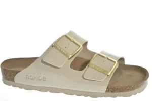 Rohde Rohde - 5576 14 Leren Dames Slippers Slides Voorgevormd Voetbed