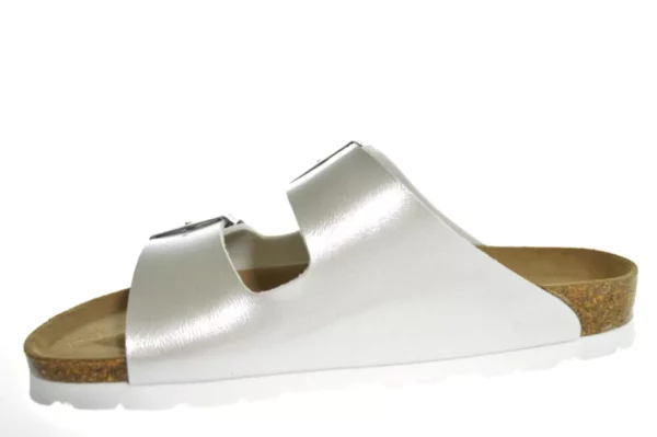 Rohde Rohde - 5623 01 Dames Slippers Metallic Wit