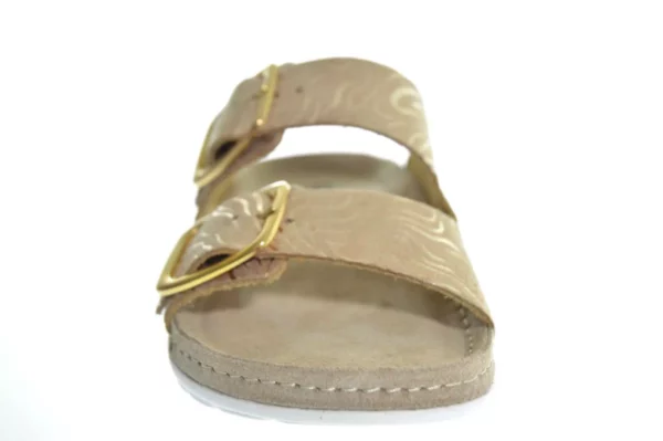 Rohde Rohde - 5878 74 Leren Dames Slippers Slides Voorgevormd Voetbed