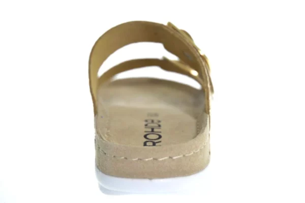 Rohde Rohde - 5878 74 Leren Dames Slippers Slides Voorgevormd Voetbed