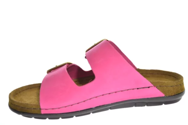 Rohde Rohde - 5879 46 Roze Dames Slippers Voorgevormd Voetbed